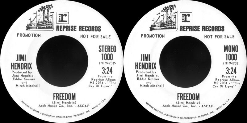 Discographie : 45 Tours : SP, EP, Maxi 45 tours - Page 3 FreedomReprise1000stro-mono