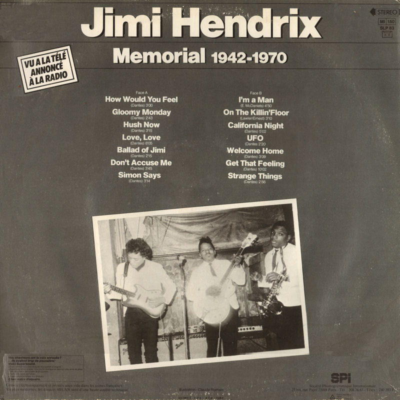 Discographie : Enregistrements pré-Experience & Ed Chalpin - Page 6 MilanSLP83-MemorialAlbumBack_zps1f424dc1