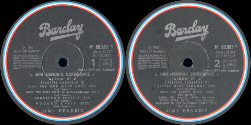 Discographie : Made in Barclay - Page 2 SunsandRainbowVolume2ElectricLadylandBarclayLabel1_zps333cffed