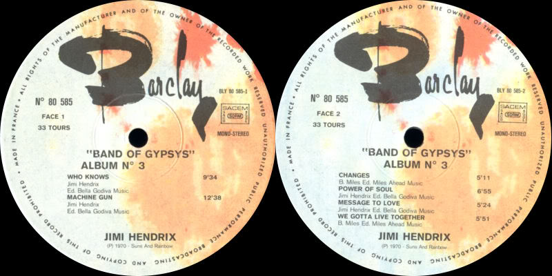 Discographie : Made in Barclay - Page 2 SunsandRainbowVolume3BarclayLabel1