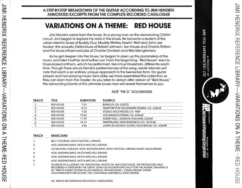 Discographie : Compact Disc - Page 5 AreYouExperiencedltd-VariationsOnaThemeBack_zps60b3a71d
