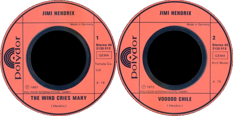 Discographie : 45 Tours : SP, EP, Maxi 45 tours - Page 6 1972%20Polydor2135013%20GoldenGreats-TheWindCriesMary-VoodooChileLabel