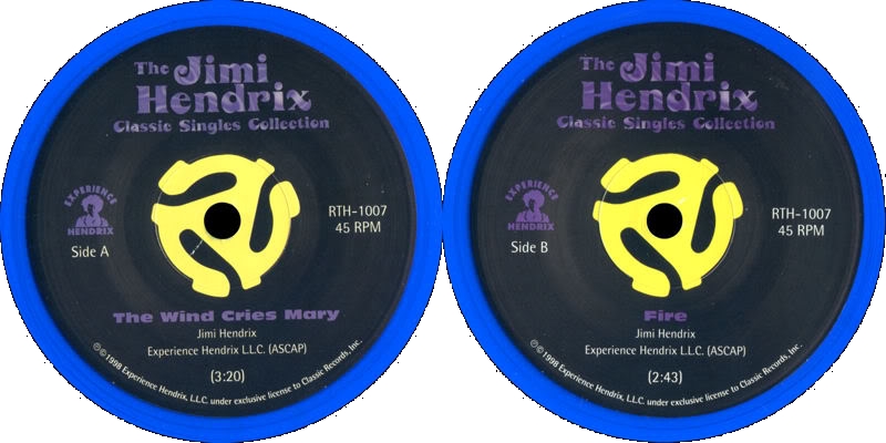 Discographie : 45 Tours : SP, EP, Maxi 45 tours - Page 2 1998%20Experience%20Hendrix%20RTH-1007-TheWindCriesMary-FireLabel