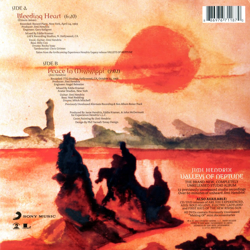 Discographie : 45 Tours : SP, EP, Maxi 45 tours 2010%20Sony%20SP8869767118-7Back